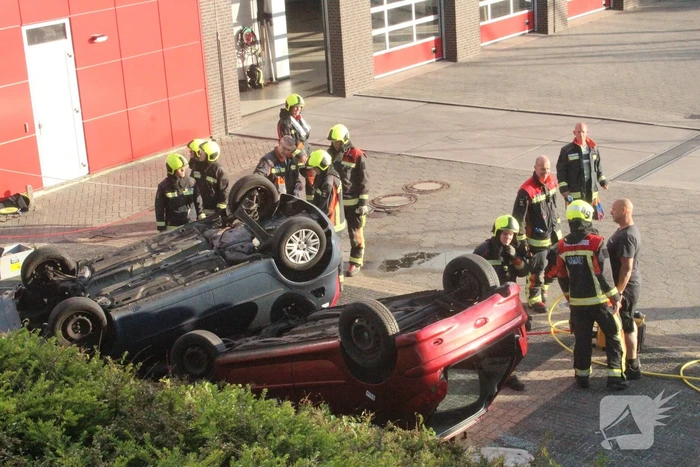 Brandweer oefent grote hulpverlening-scenario