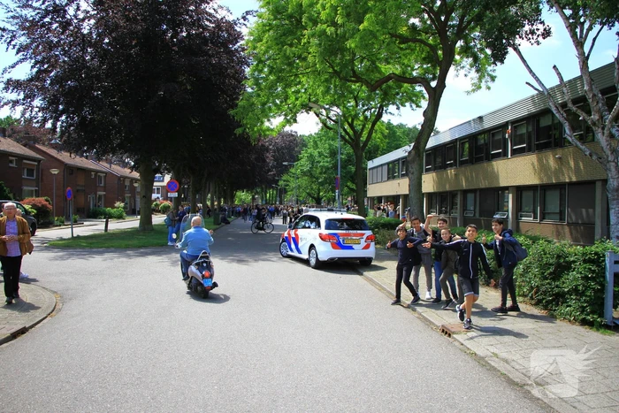 Philips van Horne school ontruimd vanwege brand