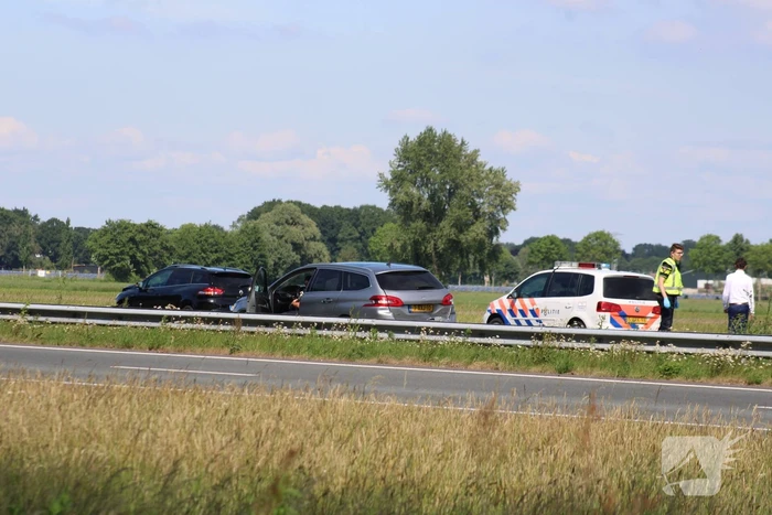 Kop-staart aanrijding zorgt voor flinke vertraging