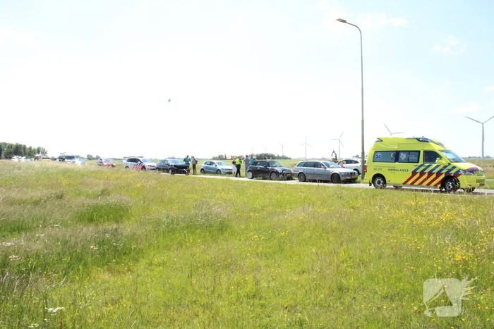 Meerdere voertuigen betrokken bij aanrijding