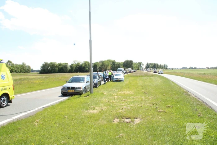 Meerdere voertuigen betrokken bij aanrijding