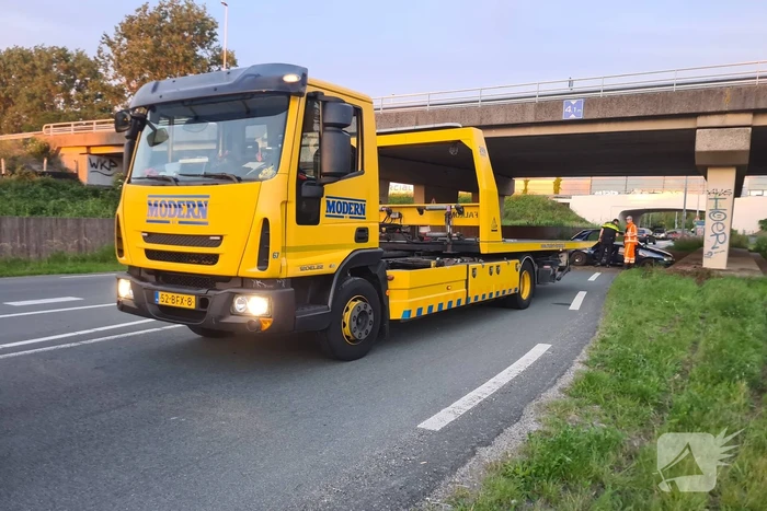 Bestuurder aangehouden na eenzijdig ongeval