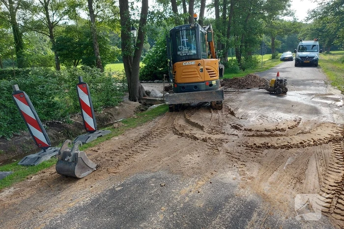 Reparatiewerkzaamheden na leidingbreuk
