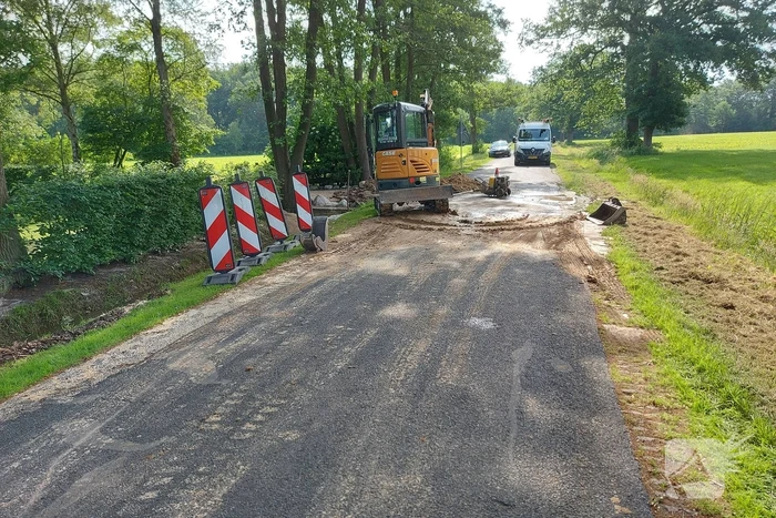 Reparatiewerkzaamheden na leidingbreuk