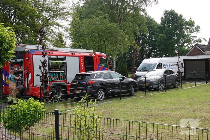Werkzaamheden op dak veroorzaakt brand