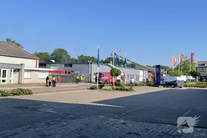 Brand in bedrijfspand metaalverwerker snel onder controle