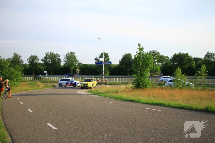 Traumahelikopter landt voor ongeval