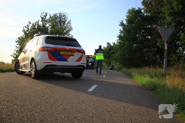 Traumahelikopter landt voor ongeval