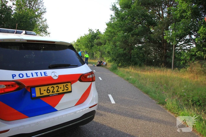 Traumahelikopter landt voor ongeval