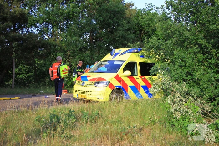 Traumahelikopter landt voor ongeval