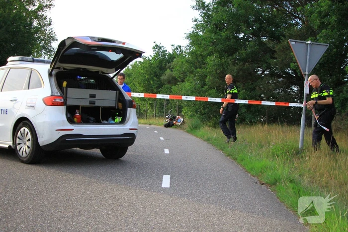 Traumahelikopter landt voor ongeval