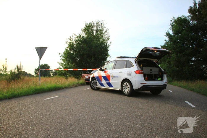 Traumahelikopter landt voor ongeval