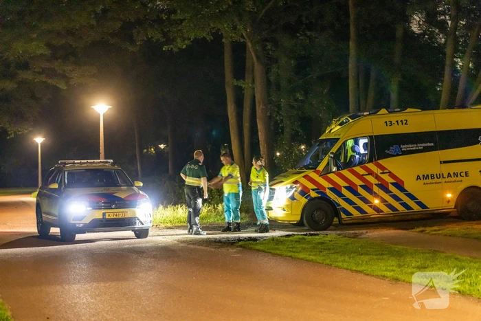 Persoon aangehouden na steekpartij in park