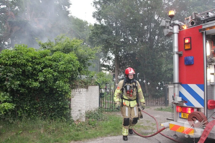 Veel rook bij brand in natuurgebied