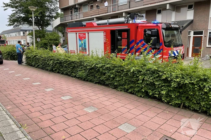 Wasdroger vat vlam in woning