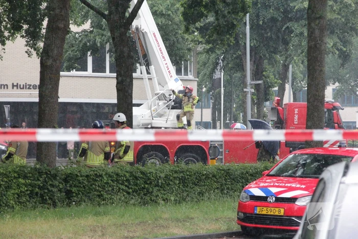 Enorme schade na brand in flatwoning