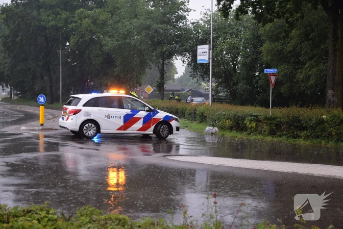 Automobilist aangehouden na eenzijdig ongeval