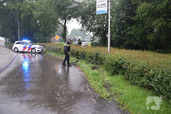Automobilist aangehouden na eenzijdig ongeval