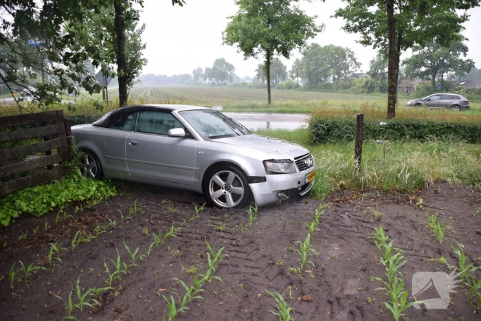 Automobilist aangehouden na eenzijdig ongeval