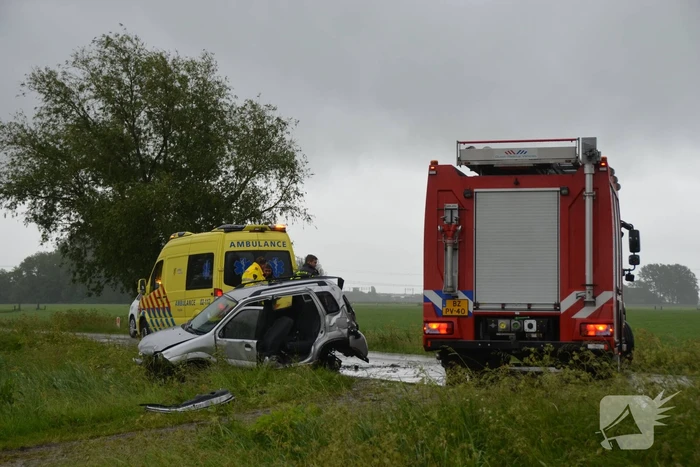 Persoon gewond na ernstig ongeval