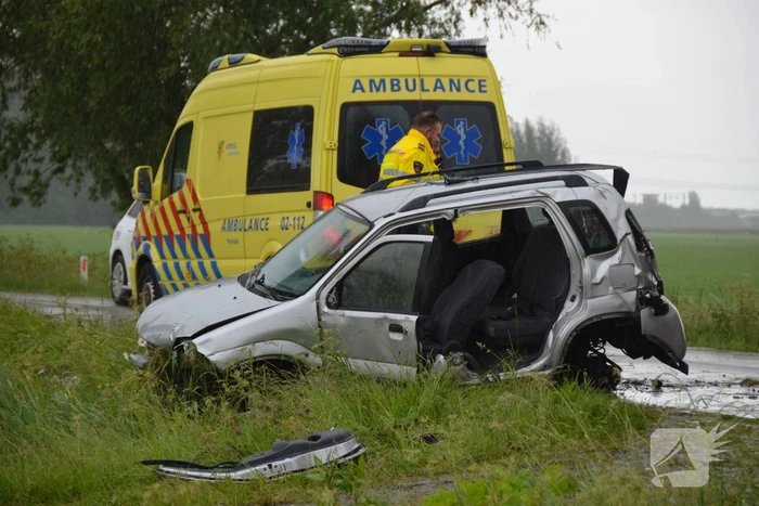 Persoon gewond na ernstig ongeval