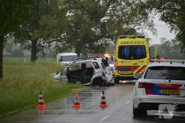 Persoon gewond na ernstig ongeval