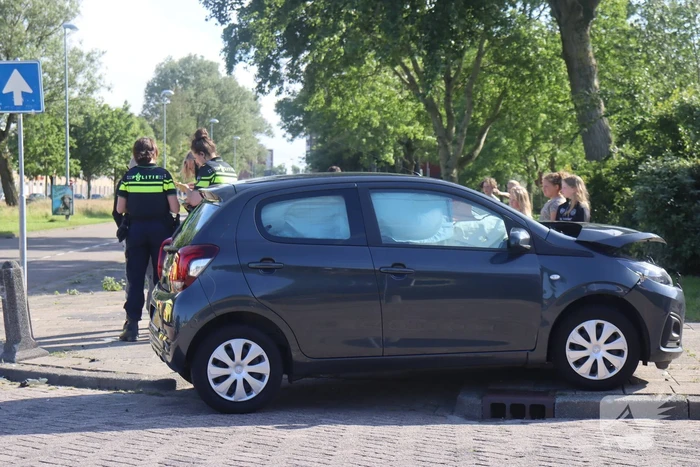 Schade bij aanrijding op kruising