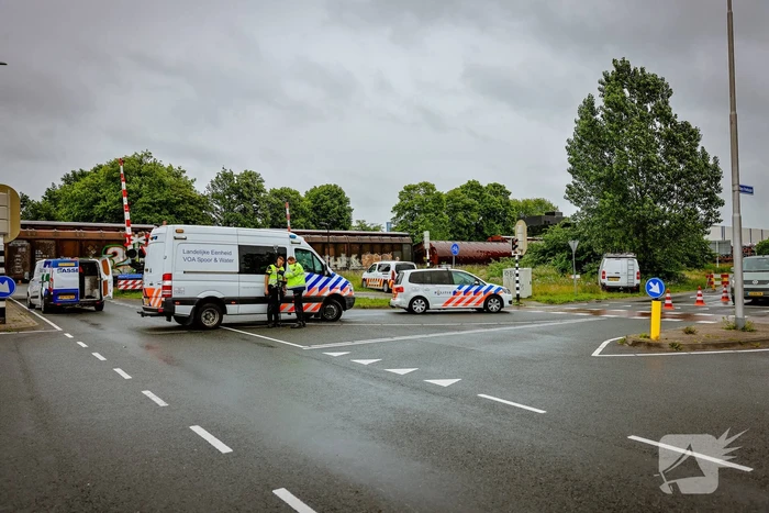 Wagon Ponlijn gekanteld