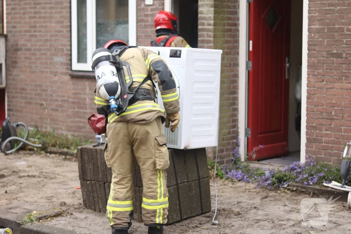 Droger veroorzaakt brand in woning