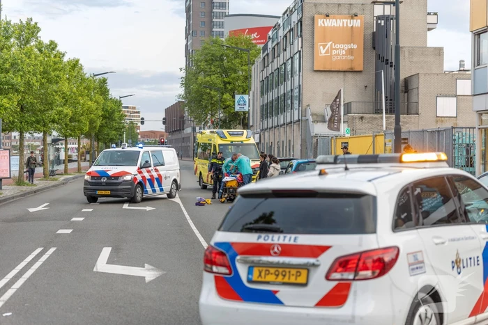 Scooterrijder gewond bij aanrijding