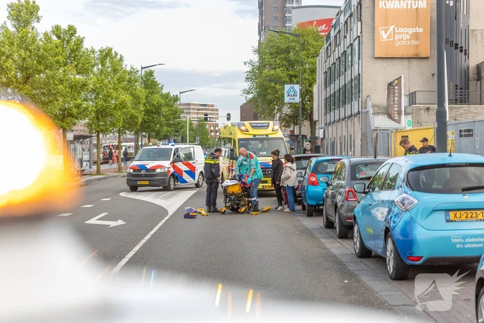 Scooterrijder gewond bij aanrijding