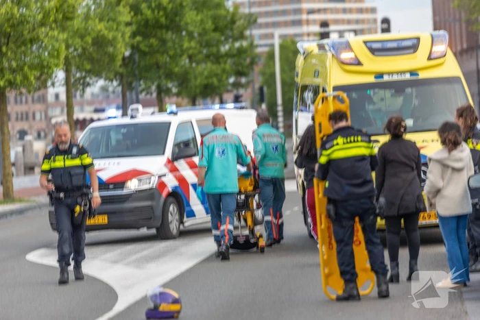 Scooterrijder gewond bij aanrijding