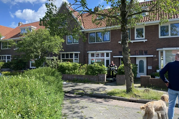 Brand op zolder van woning