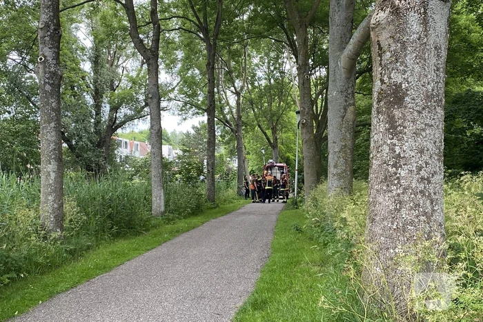 Zoekactie na gevonden fiets aan waterkant