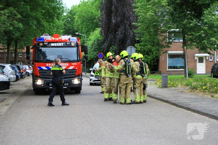 Gasleiding geraakt bij graafwerkzaamheden