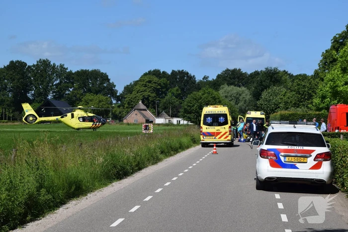 Motorrijder overleden bij botsing met auto