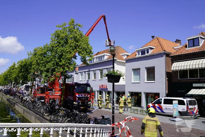 Hevige brand in filiaal van Hema