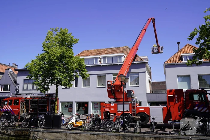 Hevige brand in filiaal van Hema