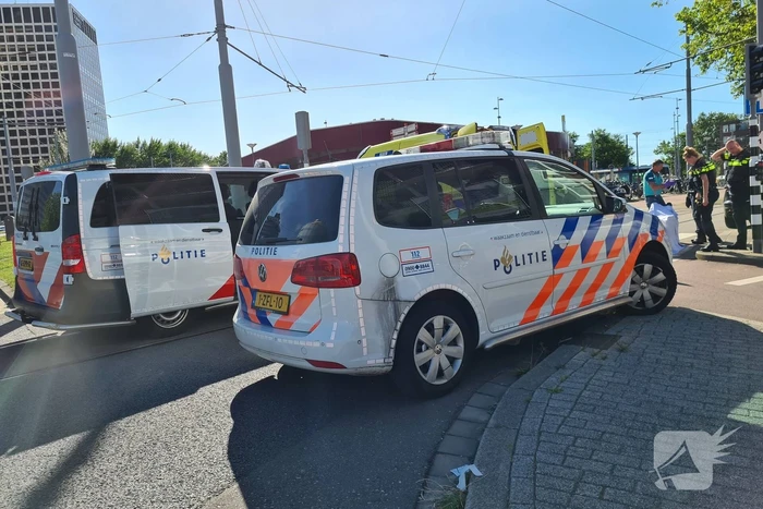 Scooterrijder gewond bij botsing met auto