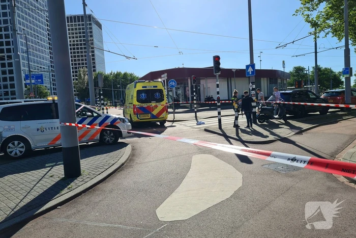 Scooterrijder gewond bij botsing met auto