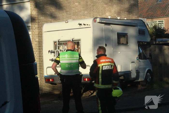 Mogelijk asbest vrijgekomen bij brand