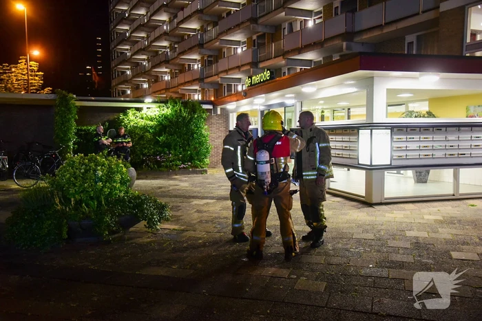 Flat ontruimd na zeer grote brand