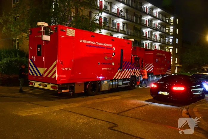 Flat ontruimd na zeer grote brand