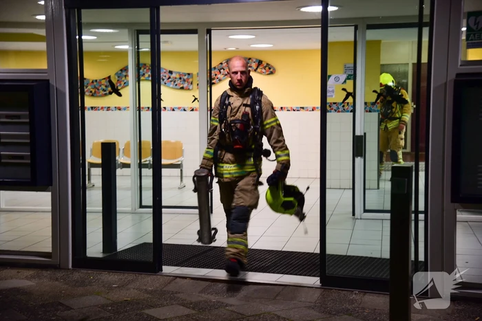 Flat ontruimd na zeer grote brand
