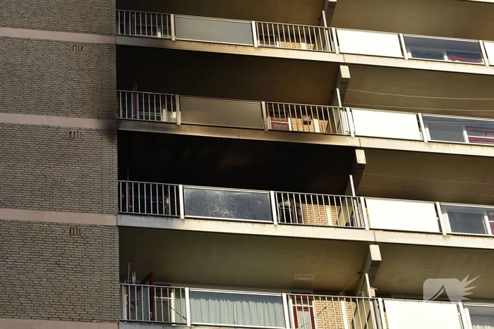 Flat ontruimd na zeer grote brand