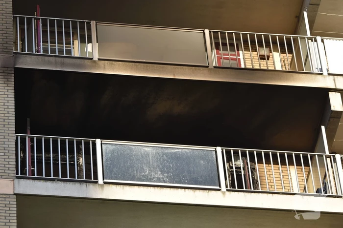 Flat ontruimd na zeer grote brand