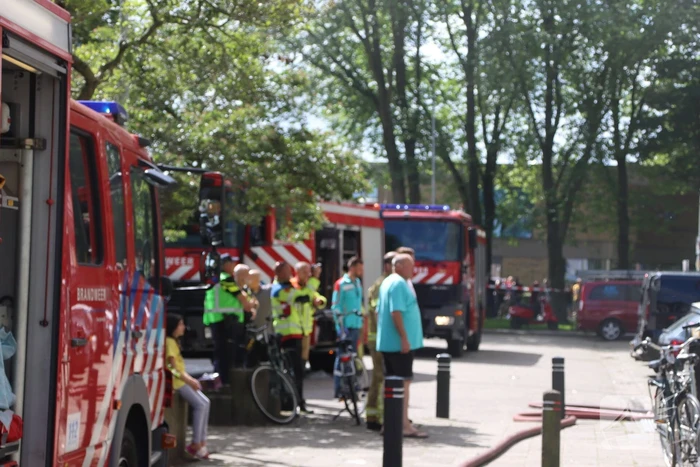 Flinke rookontwikkeling bij brand in flatgebouw