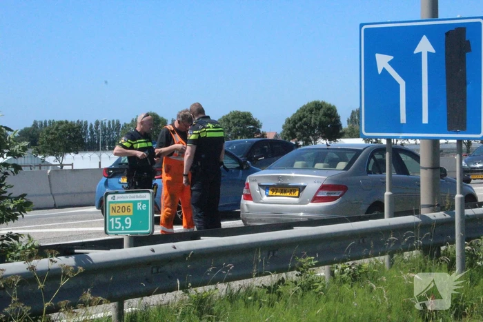 Veel schade bij kop-staart botsing
