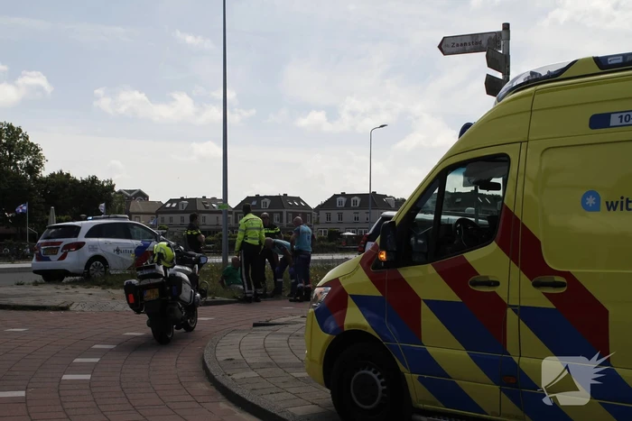 Agressieve man in de boeien na ongeval
