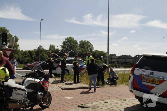 Agressieve man in de boeien na ongeval
